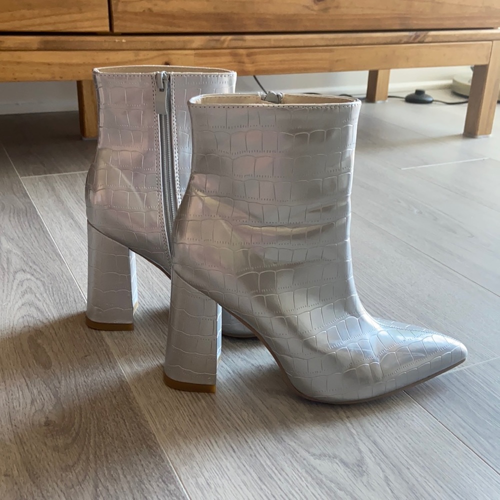 Metallic boots